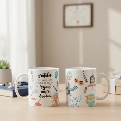 Caneca Presente Criativo Medicina Formatura Dermatologista
