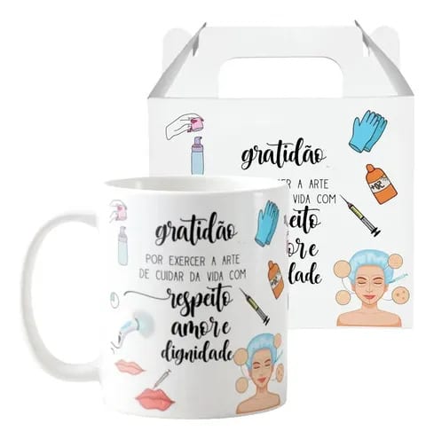 Caneca Presente Criativo Medicina Formatura Dermatologista