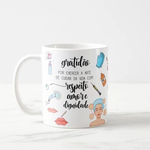 Caneca Presente Criativo Medicina Formatura Dermatologista