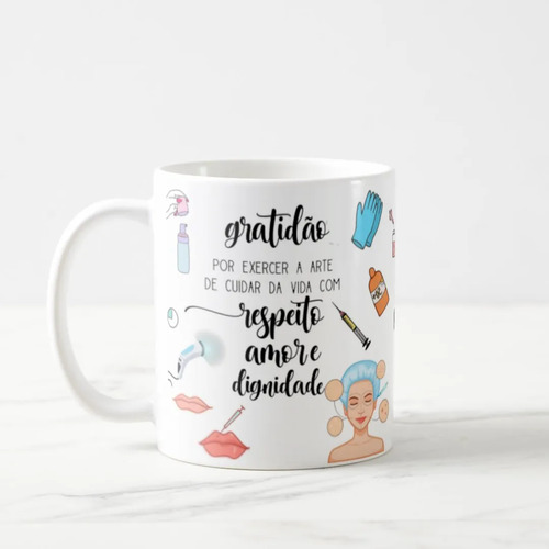 Caneca Presente Criativo Medicina Formatura Dermatologista