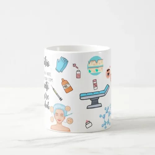 Caneca Presente Criativo Medicina Formatura Dermatologista