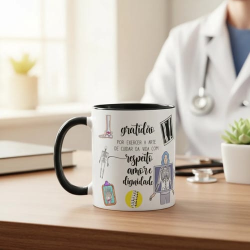 Caneca Presente Criativo Medicina Médico Ortopedista