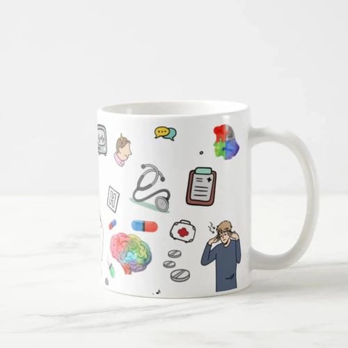Caneca Personalizada Presente Criativo Médico Neurologista