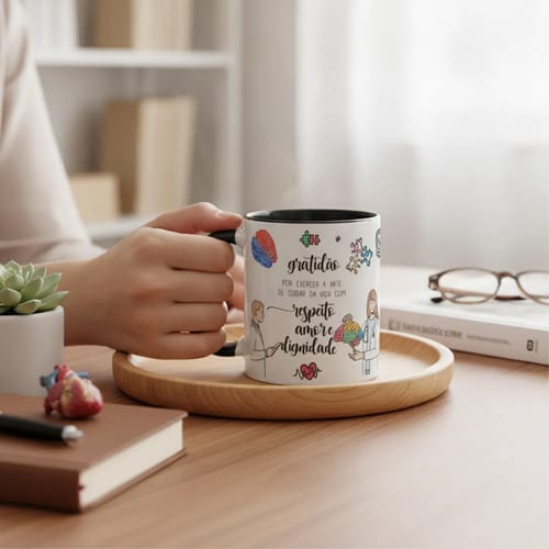 Caneca Presente Personalizado Medicina Médico Neurologista
