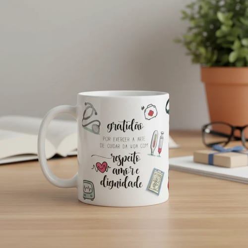 Caneca Medicina Presente Criativo Médico Clinico Geral