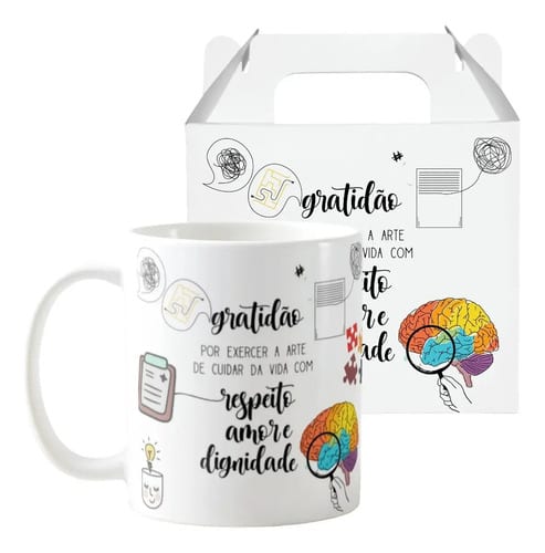 Caneca Personalizada Medicina Presente Para Psiquiatra