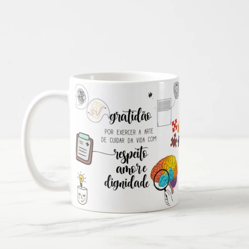 Caneca Personalizada Medicina Presente Para Psiquiatra