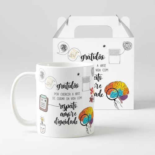Caneca Personalizada Medicina Presente Para Psiquiatra