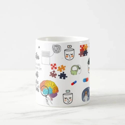 Caneca Personalizada Medicina Presente Para Psiquiatra