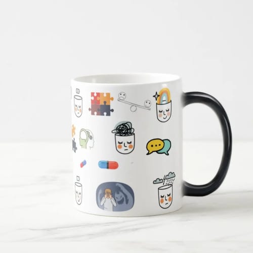 Caneca Mágica Presente Personalizado Medicina Psiquiatra