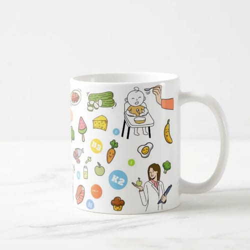 Caneca Presente Criativo Nutricionista Materno Infantil