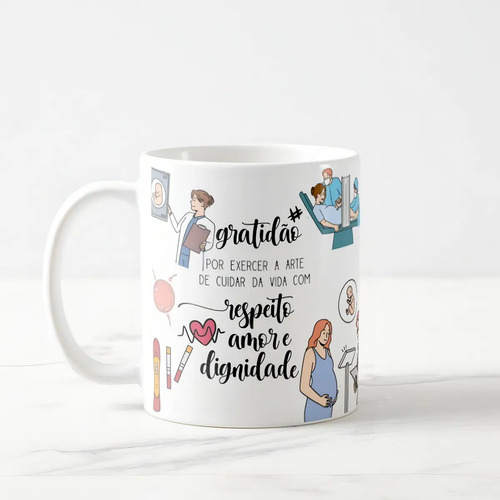 Caneca Personalizada Presente Especial Médica Obstetra
