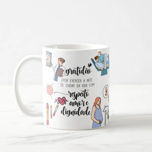 Caneca Personalizada Presente Especial Médica Obstetra