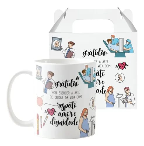 Caneca Personalizada Presente Especial Médica Obstetra