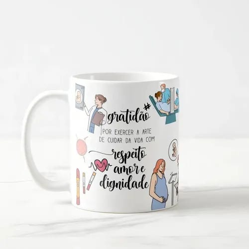 Caneca Personalizada Presente Especial Médica Obstetra
