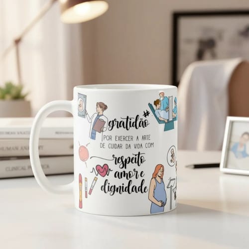 Caneca Personalizada Presente Especial Médica Obstetra