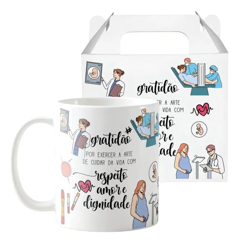 Caneca Personalizada Presente Especial Médica Obstetra