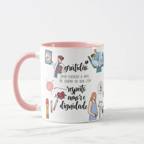 Caneca Presente Personalizado Medicina para Médica Obstetra