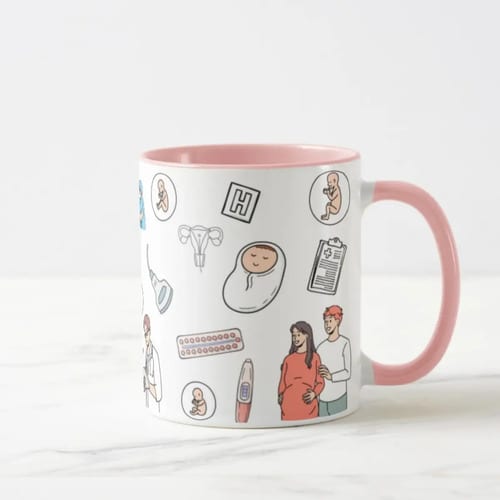Caneca Presente Personalizado Medicina para Médica Obstetra