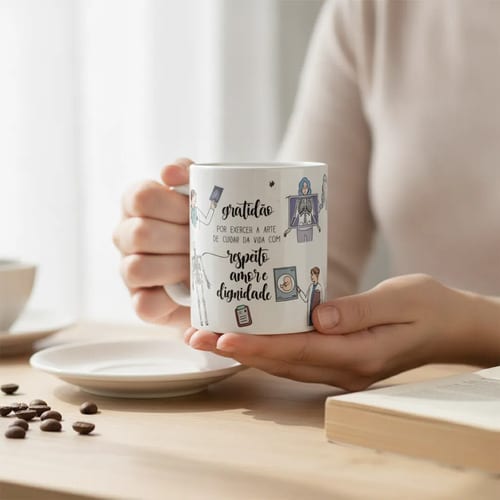 Caneca Presente Personalizado Medicina Formatura Radiologia