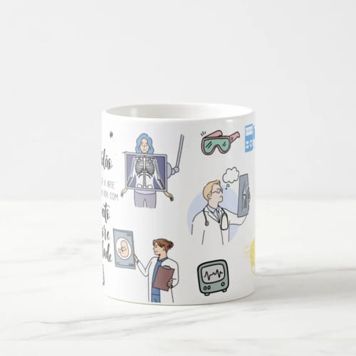 Caneca Presente Personalizado Medicina Formatura Radiologia