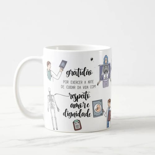 Caneca Presente Personalizado Medicina Formatura Radiologia