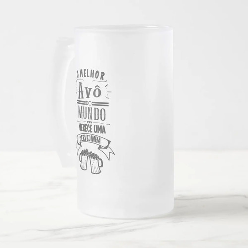 Copo Personalizada Chopp Cerveja Presente o Melhor Avô