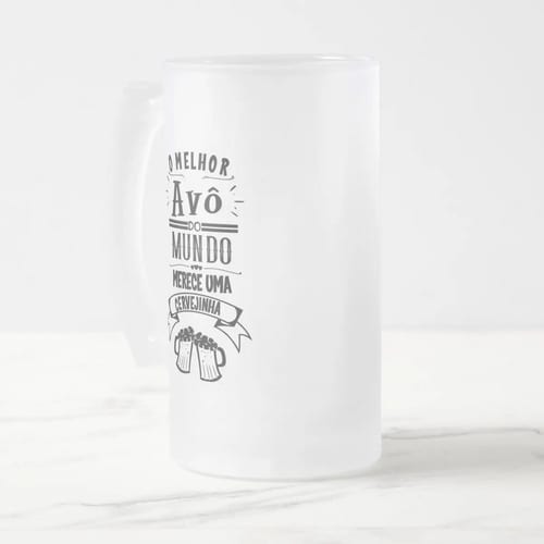 Copo Personalizada Chopp Cerveja Presente o Melhor Avô