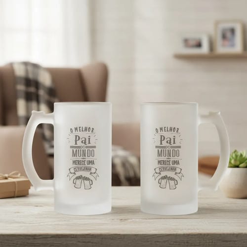 Copo Personalizada Chopp Cerveja Presente o Melhor Pai