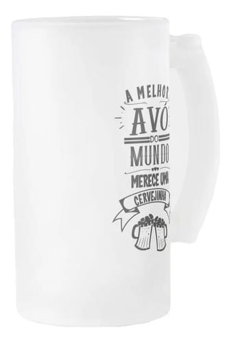 Copo Personalizada Chopp Cerveja Presente a Melhor Avó