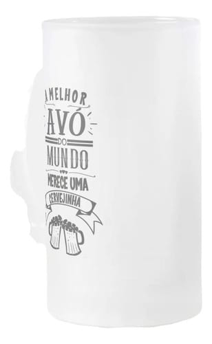 Copo Personalizada Chopp Cerveja Presente a Melhor Avó