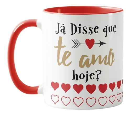 Caneca Presente Romântico Casal Namorados Natal Te Amo - Outros (Casal)