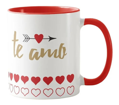 Caneca Presente Romântico Casal Namorados Natal Te Amo