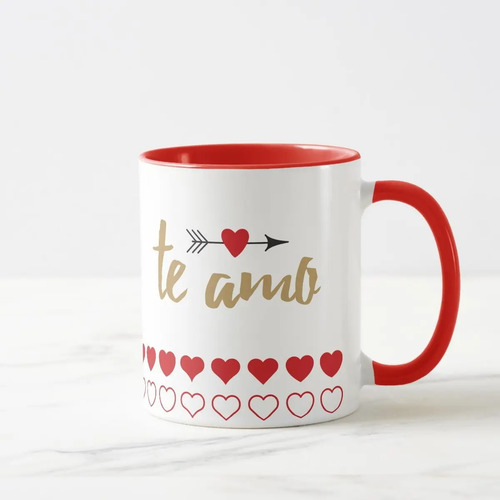 Caneca Presente Romântico Casal Namorados Natal Te Amo