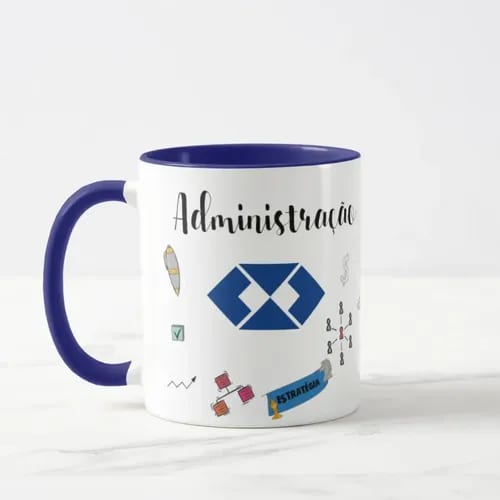 Caneca Presente Criativo Formatura Profissão Administração