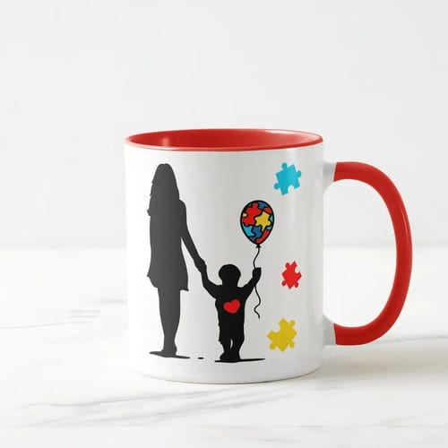 Caneca Personalizada Presente Especial Mãe Autista Autismo