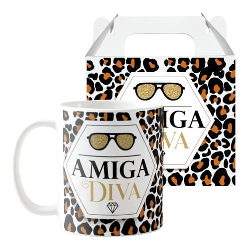 Caneca Presente para Amiga Secreta Aniversário Natal Diva - Outros (Aniversário)