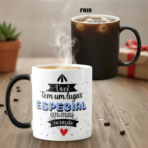 Caneca Cerâmica Mágica Presente Criativo Especial Amizade