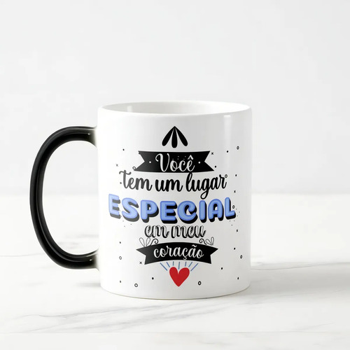Caneca Cerâmica Mágica Presente Criativo Especial Amizade