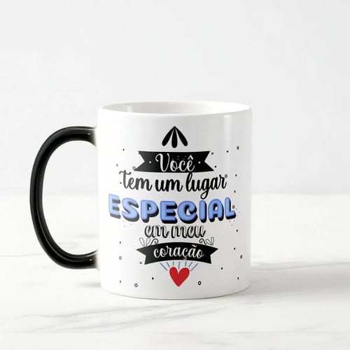 Caneca Cerâmica Mágica Presente Criativo Especial Amizade