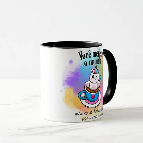 Caneca Personalizada com Frase Engraçada Presente Natal