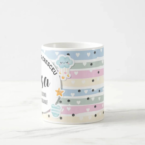 Caneca Presente Gravidez para Bisa Bisavó Familia Cresceu