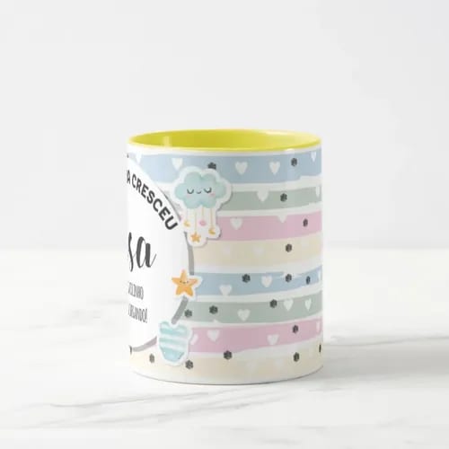 Caneca Presente Anúncio de Gravidez a Família Cresceu Bisa