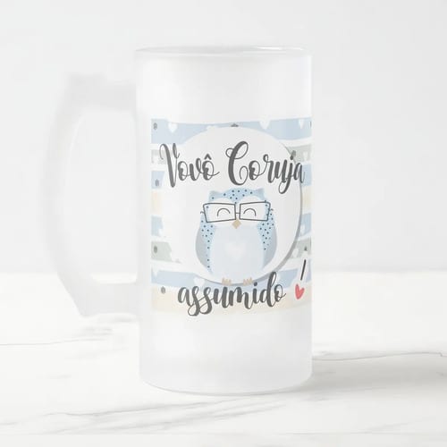 Copo Cerveja Chopp 475ml Presente Especial para Vovô Coruja