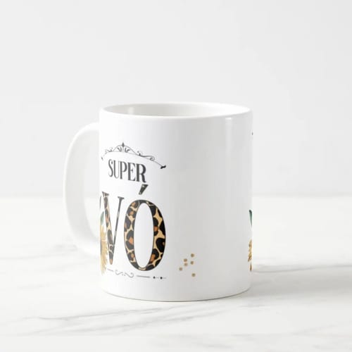 Caneca Personalizado para Super Avó Presente Dia dos Avós