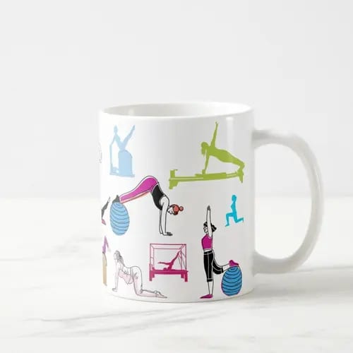 Caneca Professor Pilates Presente Personalizada Com Avatar