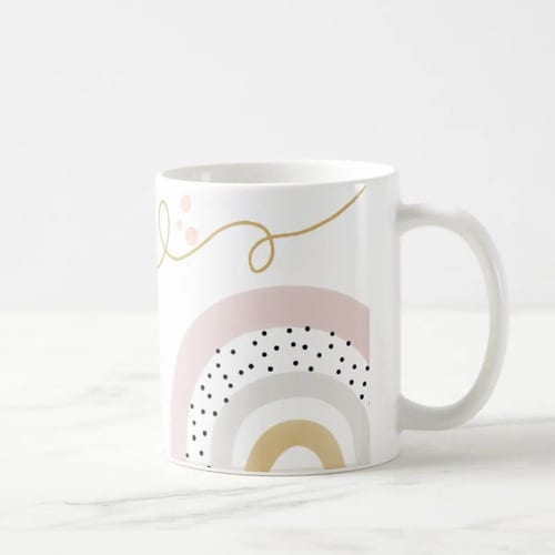 Caneca Presente Minimalista para Dinda Batismo Consagração