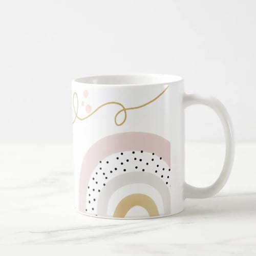 Caneca Presente Minimalista para Dinda Batismo Consagração