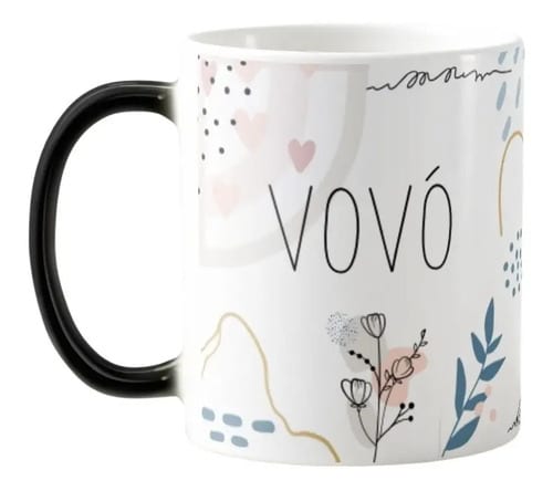 Caneca Mágica Presente Criativo Especial Promovida a Vovó - Anúncio de Gravidez (Avó)