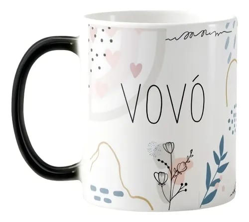 Caneca Mágica Presente Criativo Especial Promovida a Vovó - Anúncio de Gravidez (Avó)